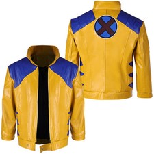Marvel Rivals Wolverine Gelber Mantel Cosplay Kostüm Herren Karneval Party Anzug