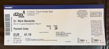 Ticket Mark Benecke Berlin