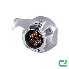 Steckdose Schraubkontakt 7-polig 1724 N-Typ HELLA für DAF MERCEDES SCANIA VOLVO