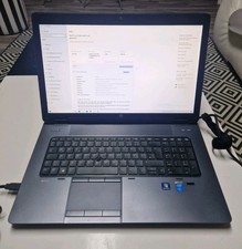 HP ZBook 17zoll" Notebook Intel Core i7-4910MQ 2,9GHz 20GB RAM 1TB HDD 