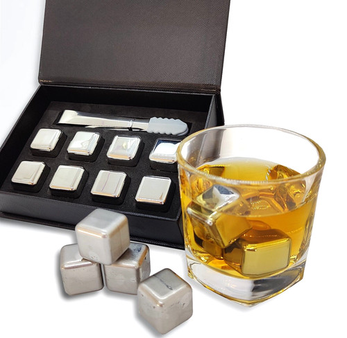 Geschenkset edelstahl eis - edelstahl,