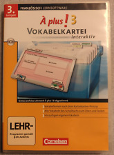 CD A plus! 3 Vokabelkartei interaktiv Französisch
