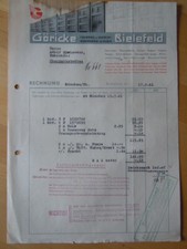  RECHNUNG 1941  GÖRICKE