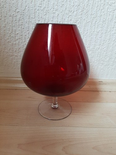Großes glas vase cognac - großes, (vase,