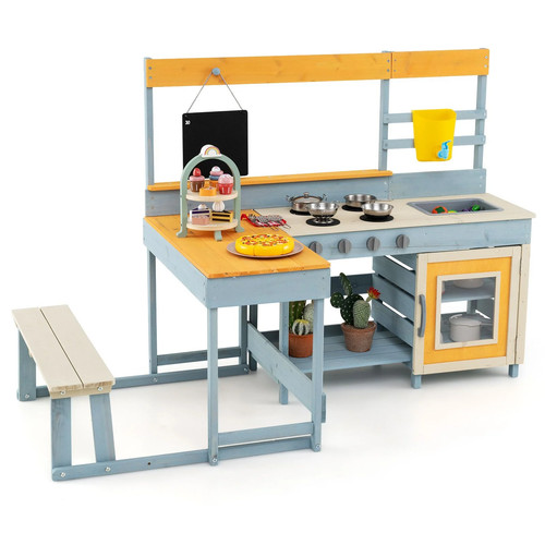 Matschküche mit picknicktisch - mit,