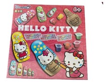 Sanrio Hello Kitty Holzpuppen Bastelset Kinder Mehrfarbig Malset Kreativ
