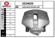 Bremssattel Vorne Rechts Ate-System für Seat Leon Altea XL Ibiza IV ST SC 04-19