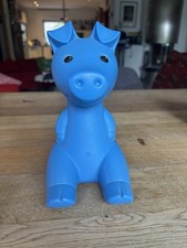 Vintage Sparschwein Retro IKEA Monika Mulder Blue Pig Money Box Piggy Banks