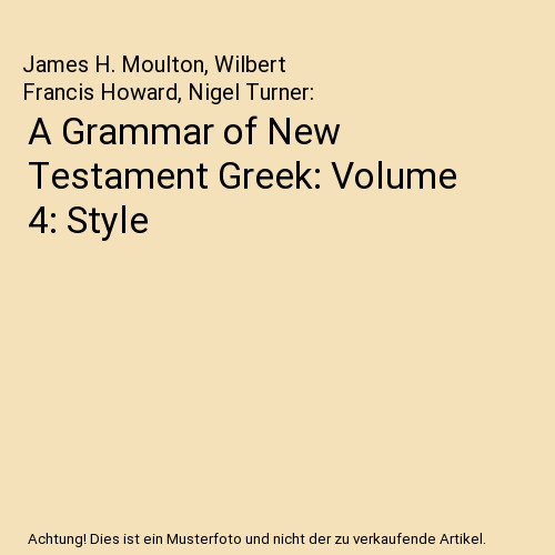 Grammar new testament - of,