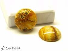 2 Stk. gelber Jasper Edelstein