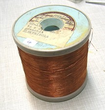 * *  Große Spule mit HF-Litze