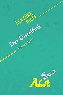 Der distelfink von donna tartt - distelfink,