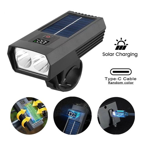 Solar led fahrradlicht mtb - led,