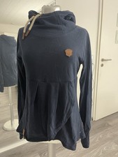 Naketano Damen Hoodie Pullover Sweatshirt Gr. S blau unterhalb wie rock cool