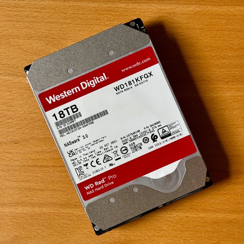 Red pro wd181kfgx nas hdd - red,