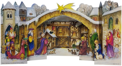 Aufstell adventskalender - +,