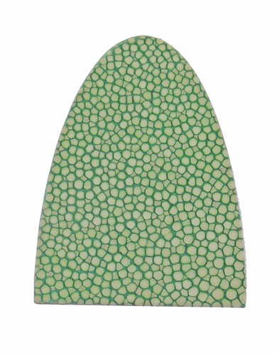 Pfeilauflage aus leder green - pfeilauflage,