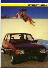 Talbot Prospekt Samba LS+Rallye+Cabrio von 1985