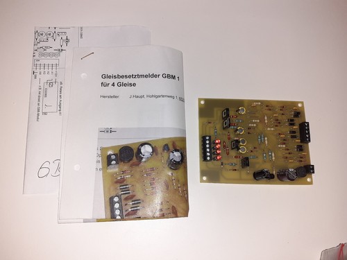 Fach gleisbesetztmelder gbm - 4-fach,