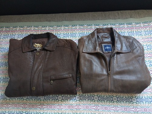 Herren leder jacke - herren,