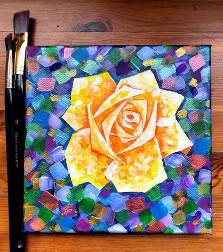Original acrylgemälde die - original, "die