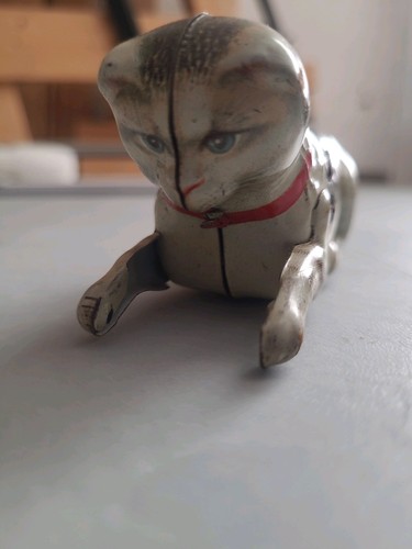 Katze blechspielzeug 50er - katze,