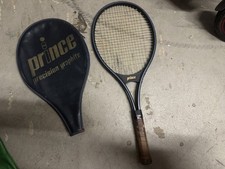 Prince Precision Graphite Series 110” Blue & Gold Stripe Tennis Racquet 4 1/2”