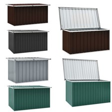 Polyrattan Auflagenbox Kissenbox Gartenbox Gartentruhe Aufbewahrungsbox Farbe DE
