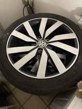 Original VW Touran 18 Zoll Alufelgen Sommerreifen 235/45 Marseille Glanzgedreht