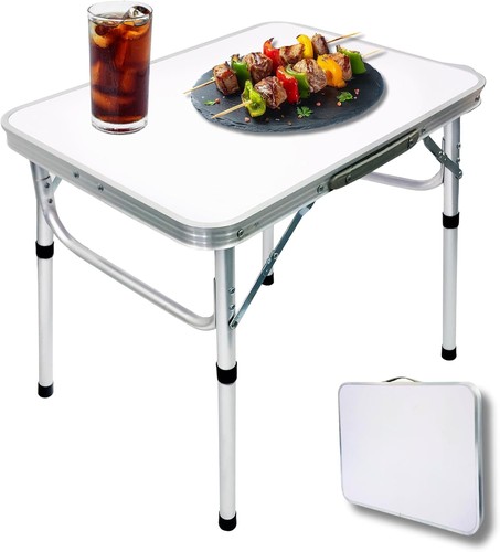 Aluminium campingtisch - aluminium,