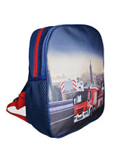 Kindergarten Kinder Rucksack Feuerwehr Leiterwagen Fotodruck RS05