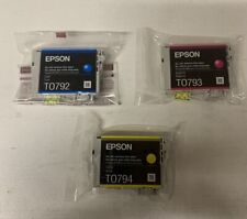 3 x Epson Patrone T0792 T0793 T0794 Cyan Magenta Yellow Epson Stylus Photo 1400