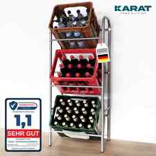 Flaschenkastenständer Rocket |Regal mit Wandbefestigung | Grau | 3 o. 6 Getränke