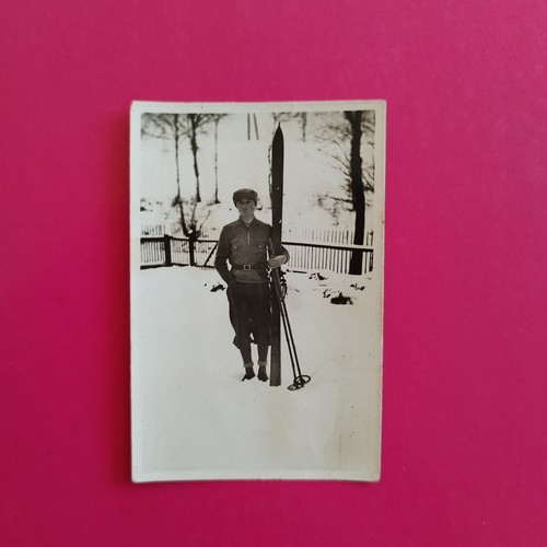 Altes foto antik mann winter - foto,