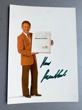 HANS ROSENTHAL (†1987) "Dalli Dalli" signed Autogrammkarten 15x21 Autogramm