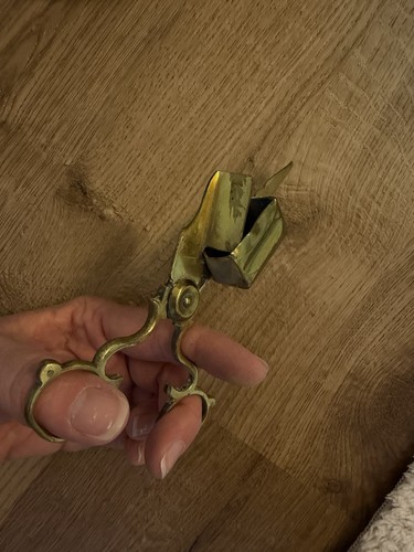 Antike messing dochtschere - antike,