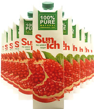 GRANATAPFELSAFT 100 % - 6 x 1 LITER - GRENADINE SAFT OBSTSAFT GRANATAPFEL 