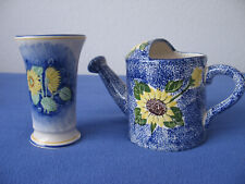 Schöne Vase und Gießkanne