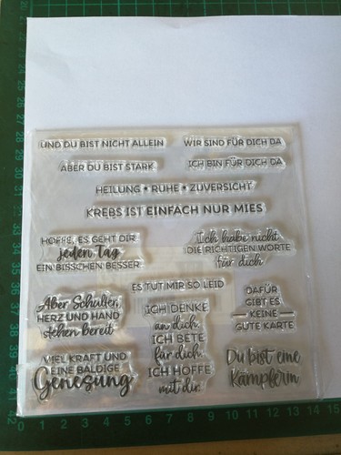 Clearstamps schriftzüge gute - clearstamps,