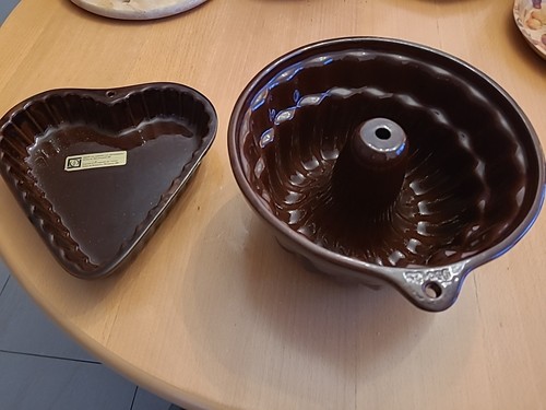 Vintage gugelhupfform herzform - vintage,