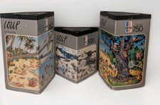 3x Heye Dreieck Puzzle - 750 Beachies - 500 Eskimo-Party 750 High-Life UNGEPRÜFT