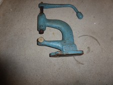 Spindelpresse von Heco, Ösen Hacken Presse. Schuster Schuhmacher Sattler