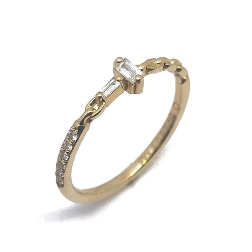 Damenring gelbgold 585 mit - damenring,,