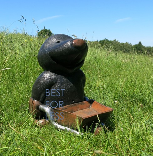 Maulwurf gartenfigur - maulwurf,