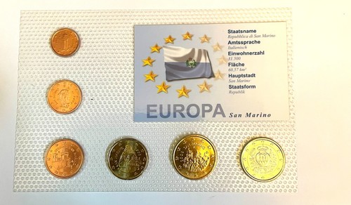 Euro münzen set - "san, marino"