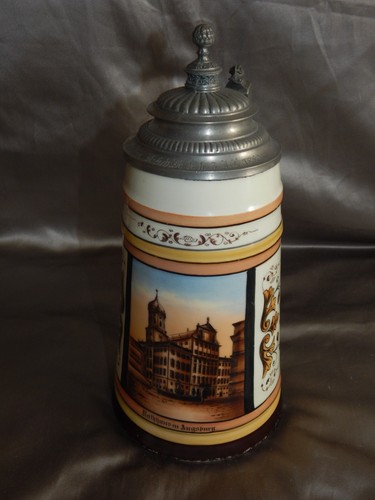 Beer mug circa - circa, half