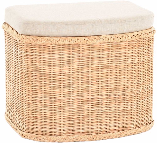 Rattan wäschekorb truhe - rattan,