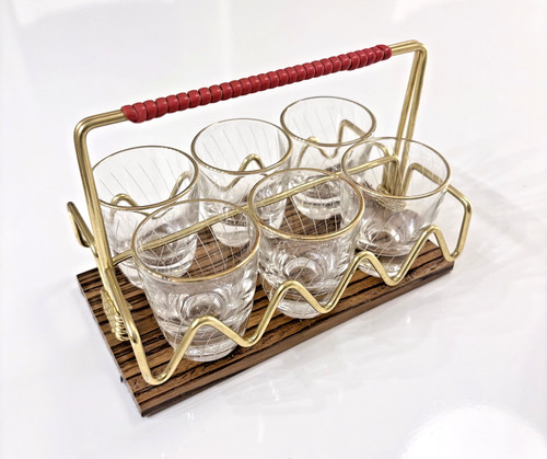 Vintage schnapsglashalter - vintage, 6