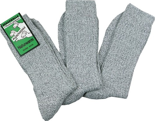 Paar norwegersocken mit - 6,