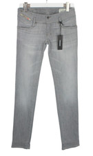 Diesel X Adidas Adi-matic 008gc_Stretch Jeans Damen W28/L34 Grau Zip Neu